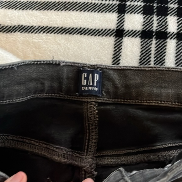 Gap denim 27 regular favorite jeggings in gray - Picture 3 of 4